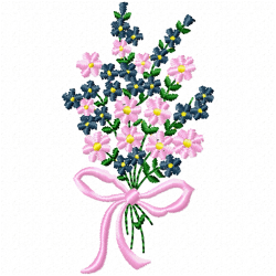 Flowers And Tree Embroidery Design 6 Flowers And Tree Embroidery Design 6
